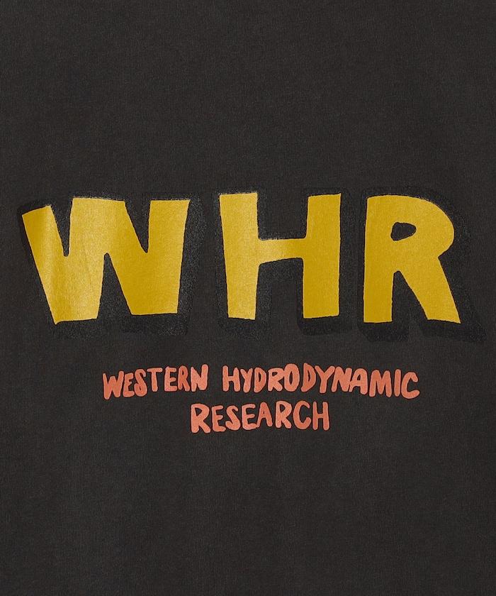 WESTERN HYDRODYNAMIC RESEARCH × フリークスストア聯名 WOBBLY WORKER 顏料染背部印花T恤
