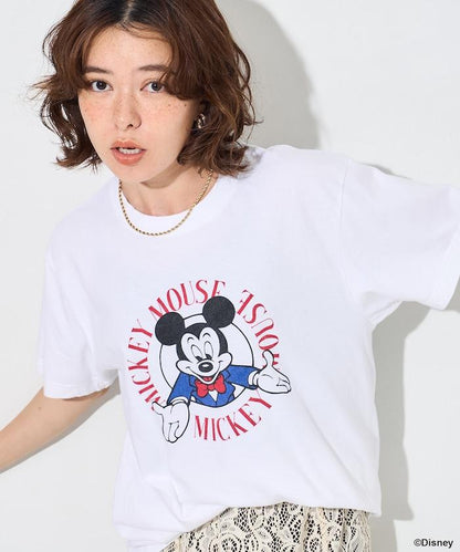 MICKEY MOUSE（米老鼠） 印花T恤