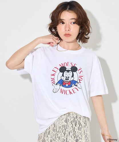 MICKEY MOUSE（米老鼠） 印花T恤