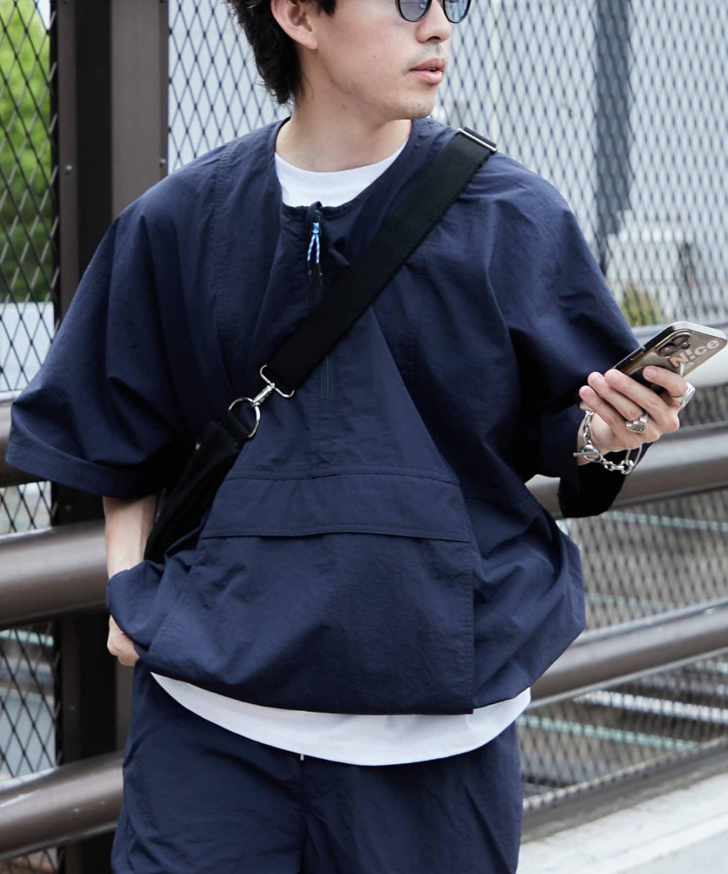 Franklin Climbing 防潑水 男女同款 亨利領套頭衝鋒衣式外套