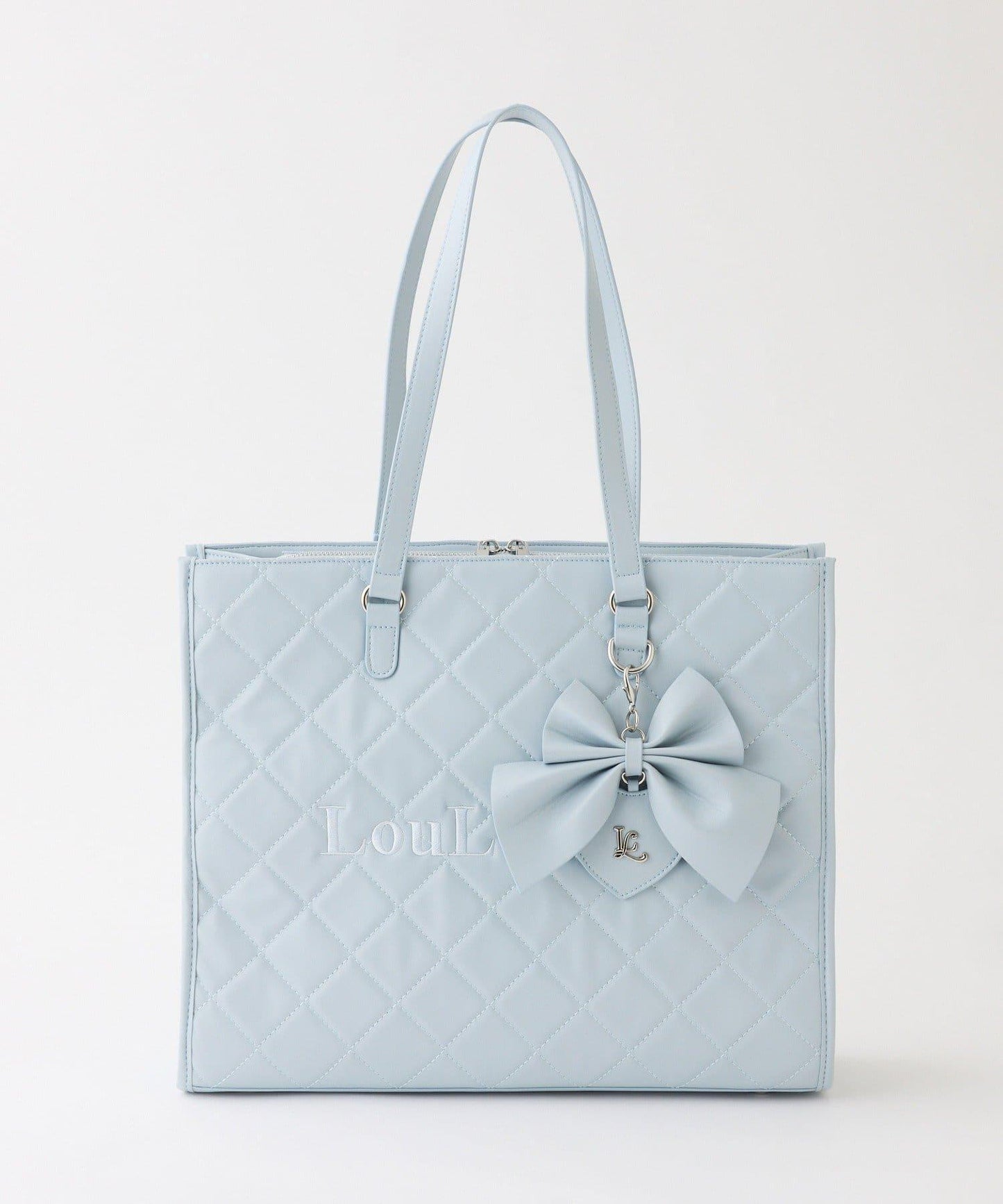 LouLoumei 絎縫 蝴蝶結掛飾 可自立 Carry-on 托特包