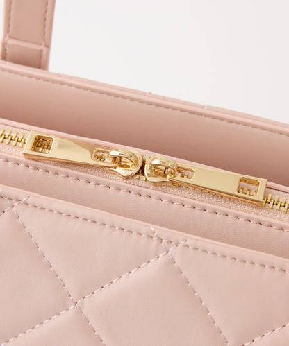 LouLoumei 絎縫 蝴蝶結掛飾 可自立 Carry-on 托特包