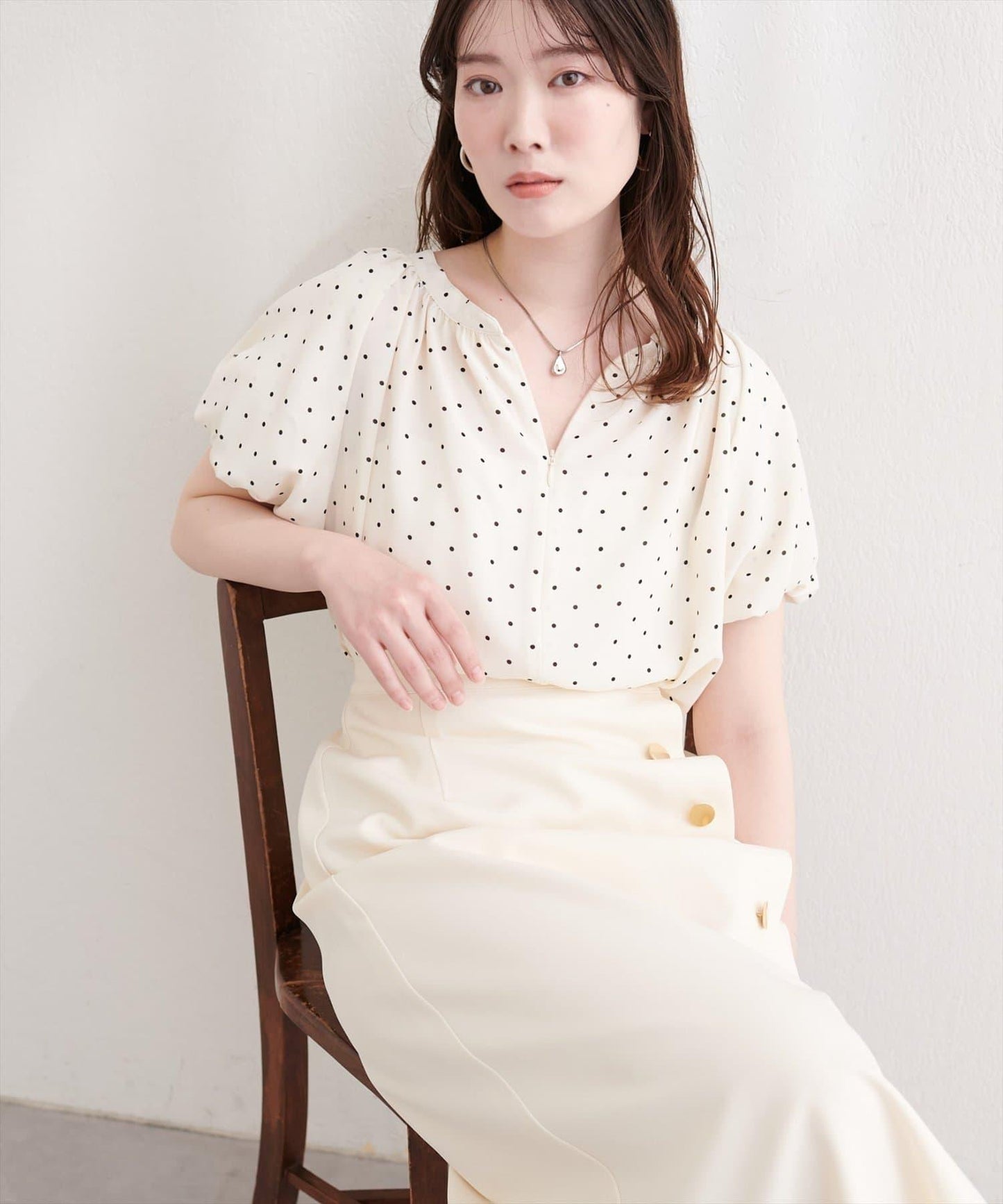 mamamo 泡泡袖設計襯衫