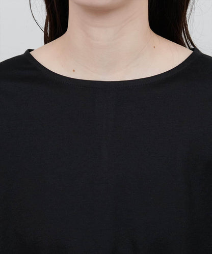sherbet line 接觸冷感配色荷葉袖上衣