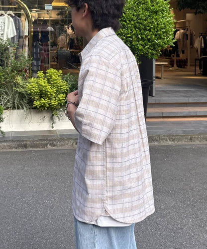 GEVACO/ゲバコ 常規領 口袋 純色 襯衫