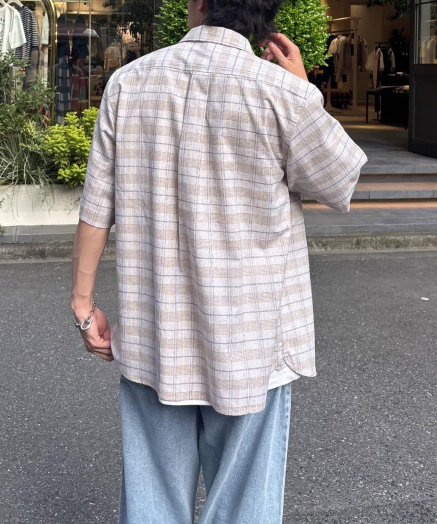 GEVACO/ゲバコ 常規領 口袋 純色 襯衫