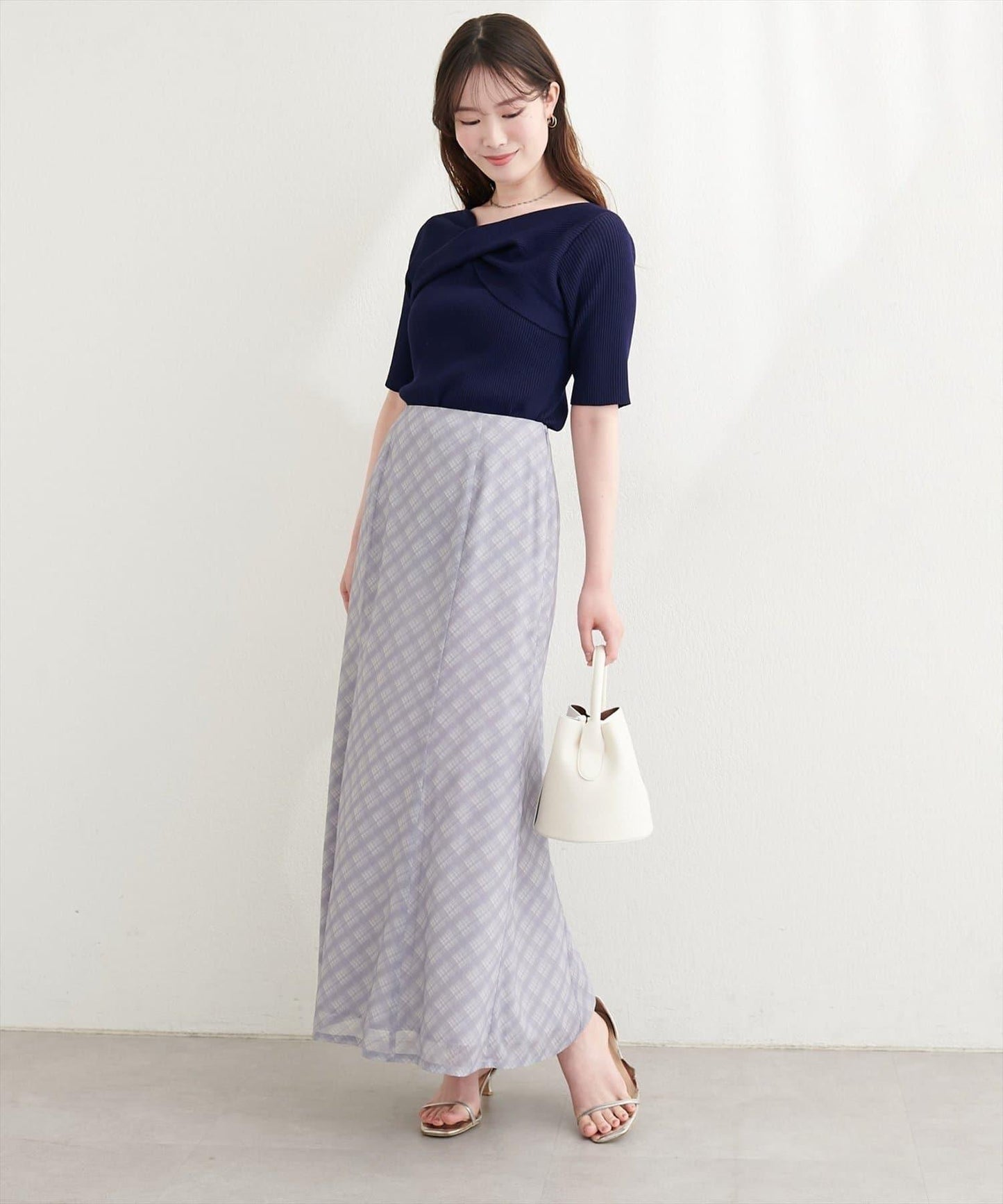 natural couture 扭結設計 針織上衣