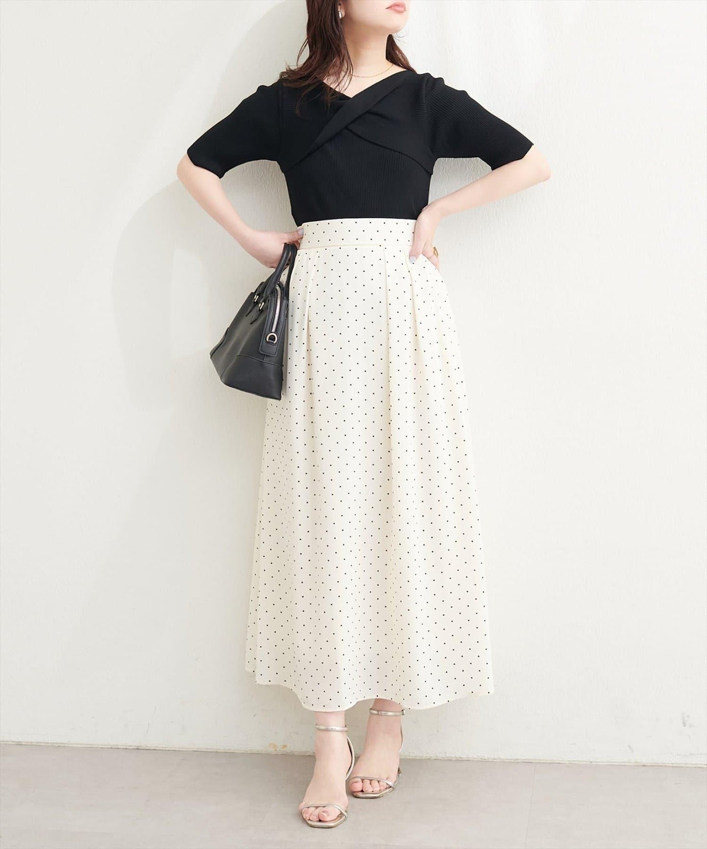 natural couture 扭結設計 針織上衣
