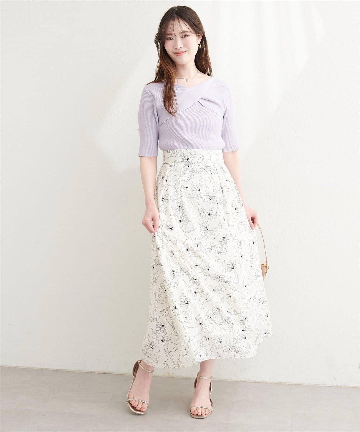 natural couture 扭結設計 針織上衣