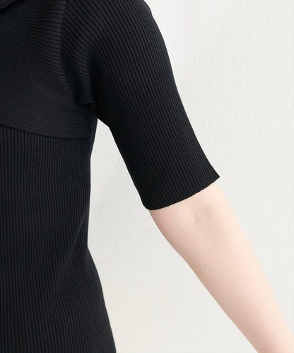 natural couture 扭結設計 針織上衣