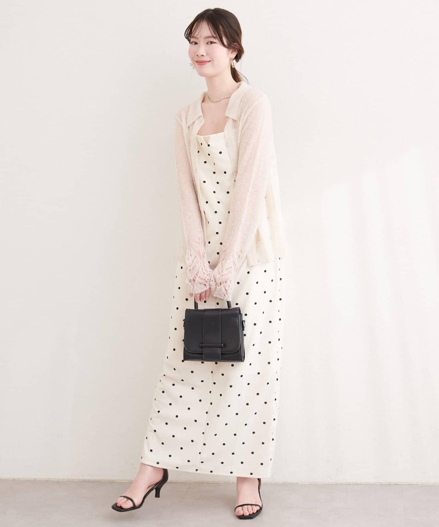 natural couture 有領 設計袖 針織上衣