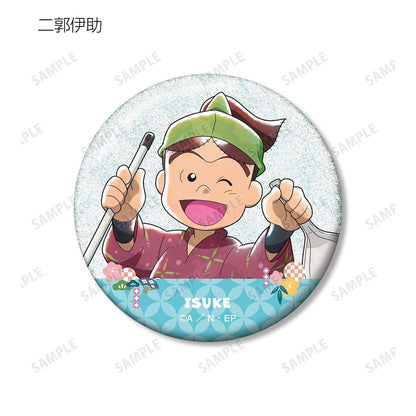 忍者亂太郎（忍者亂太郎） 新繪製大家商販版系列 第二彈 盲盒閃粉徽章 ver.A 完整9入BOX