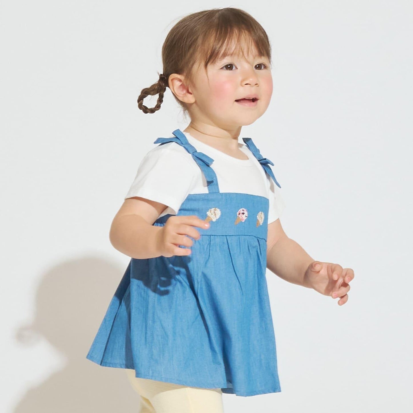 サーティワン アイスクリーム 冷感拼接長款上衣
