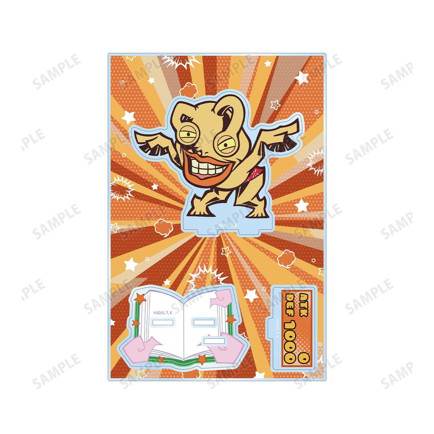 遊☆戱☆王デュエルモンスターズGX（遊戲王GX） Toon World風格Q版系列 おジャマ･イエロー 帶配件大號亞克力立牌