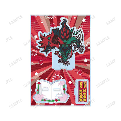 遊☆戱☆王デュエルモンスターズGX（遊戲王GX） 卡通世界Q版系列 E･HERO フレイム･ウィングマン 帶配件大號亞克力立牌