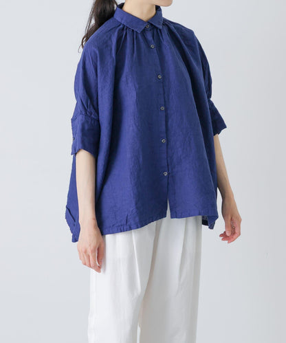 抽褶設計 Honnete H/SLV GATHER SHIRTS 襯衫