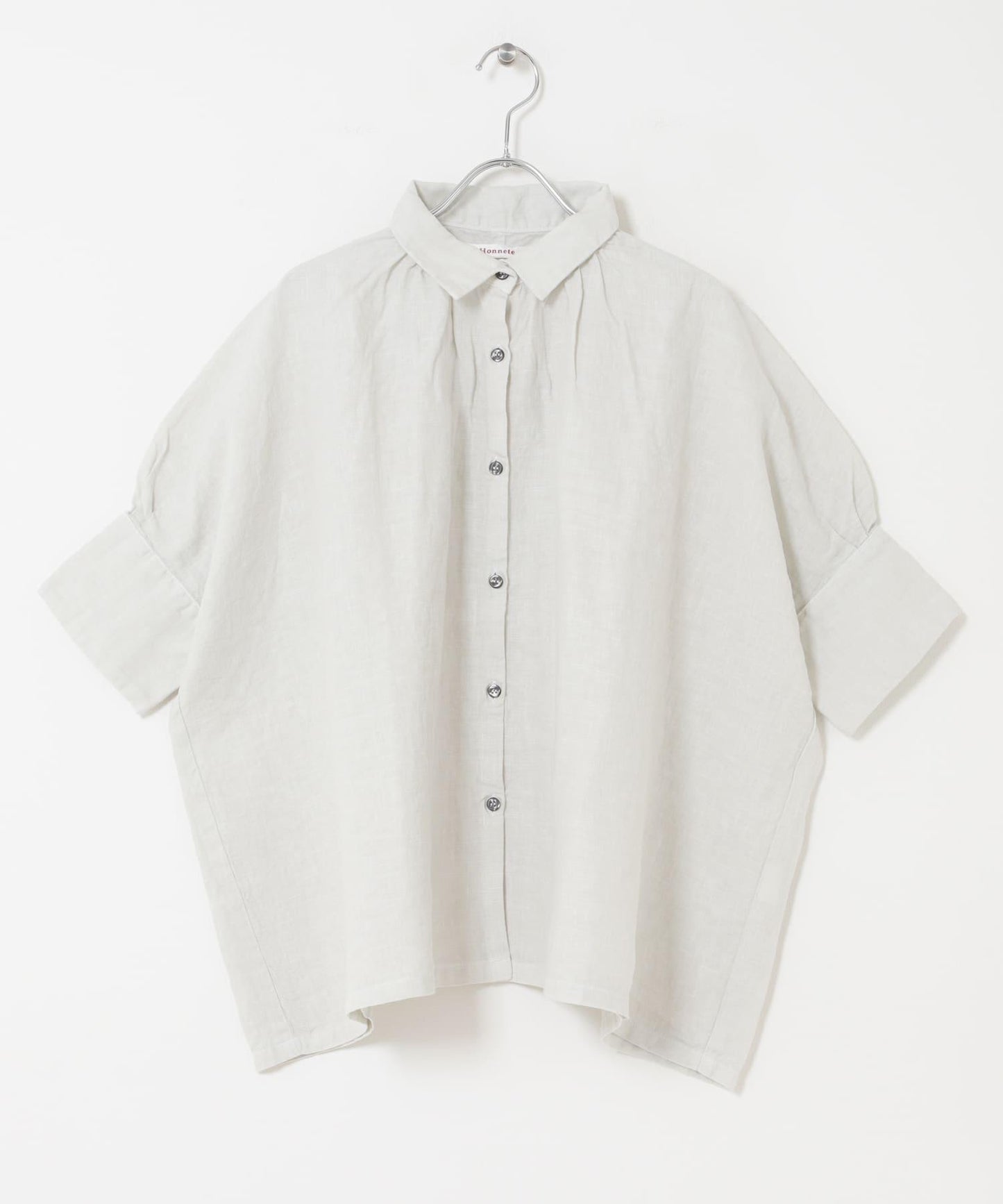 抽褶設計 Honnete H/SLV GATHER SHIRTS 襯衫