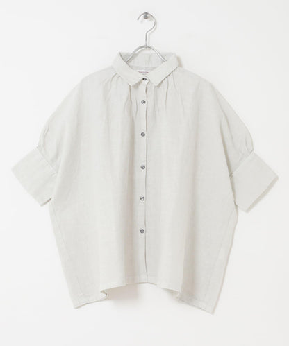 抽褶設計 Honnete H/SLV GATHER SHIRTS 襯衫