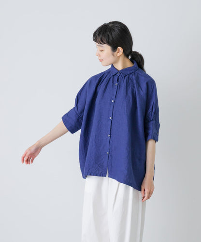 抽褶設計 Honnete H/SLV GATHER SHIRTS 襯衫