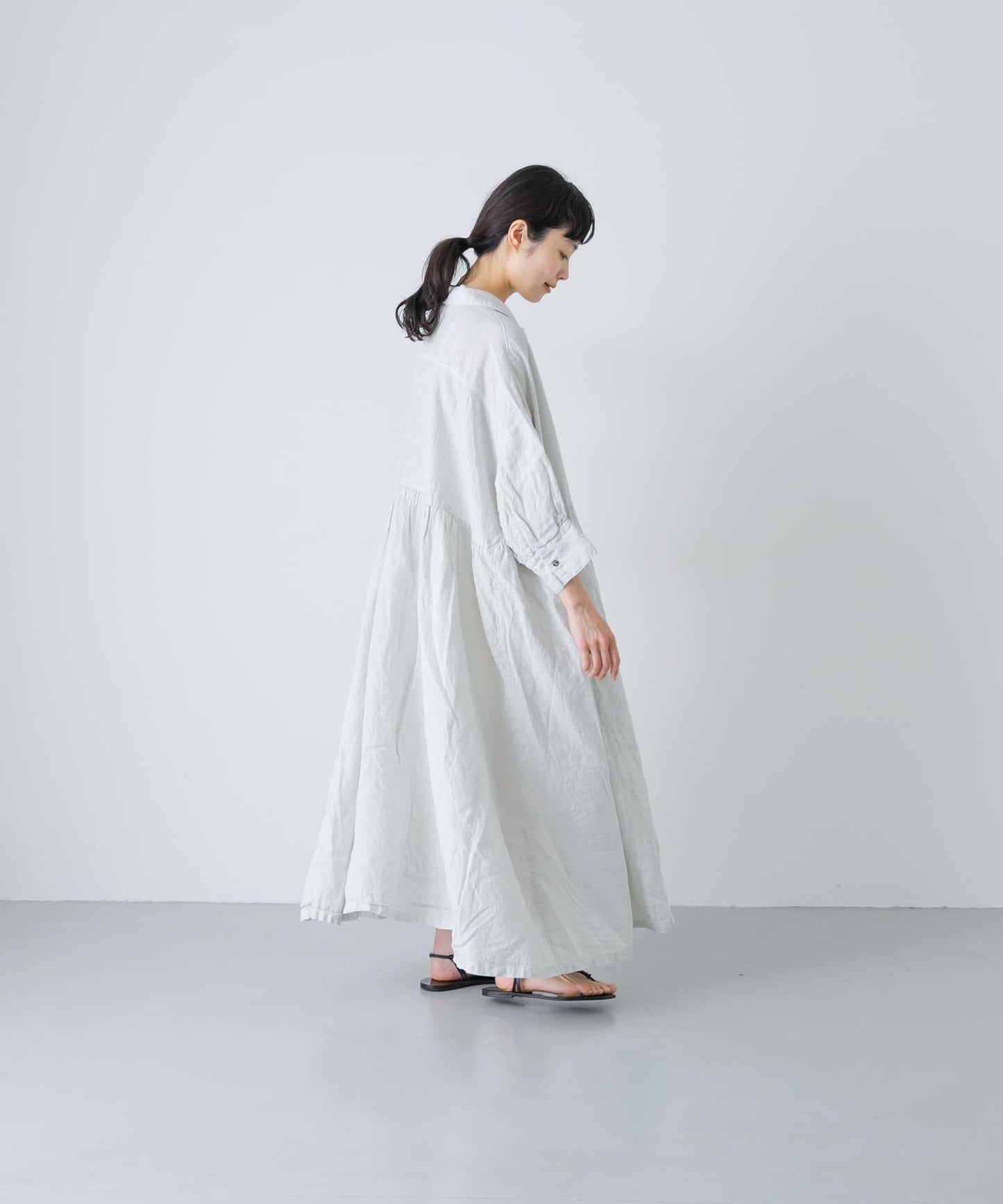 Honnete GATHERED DRESS 抽褶連衣裙