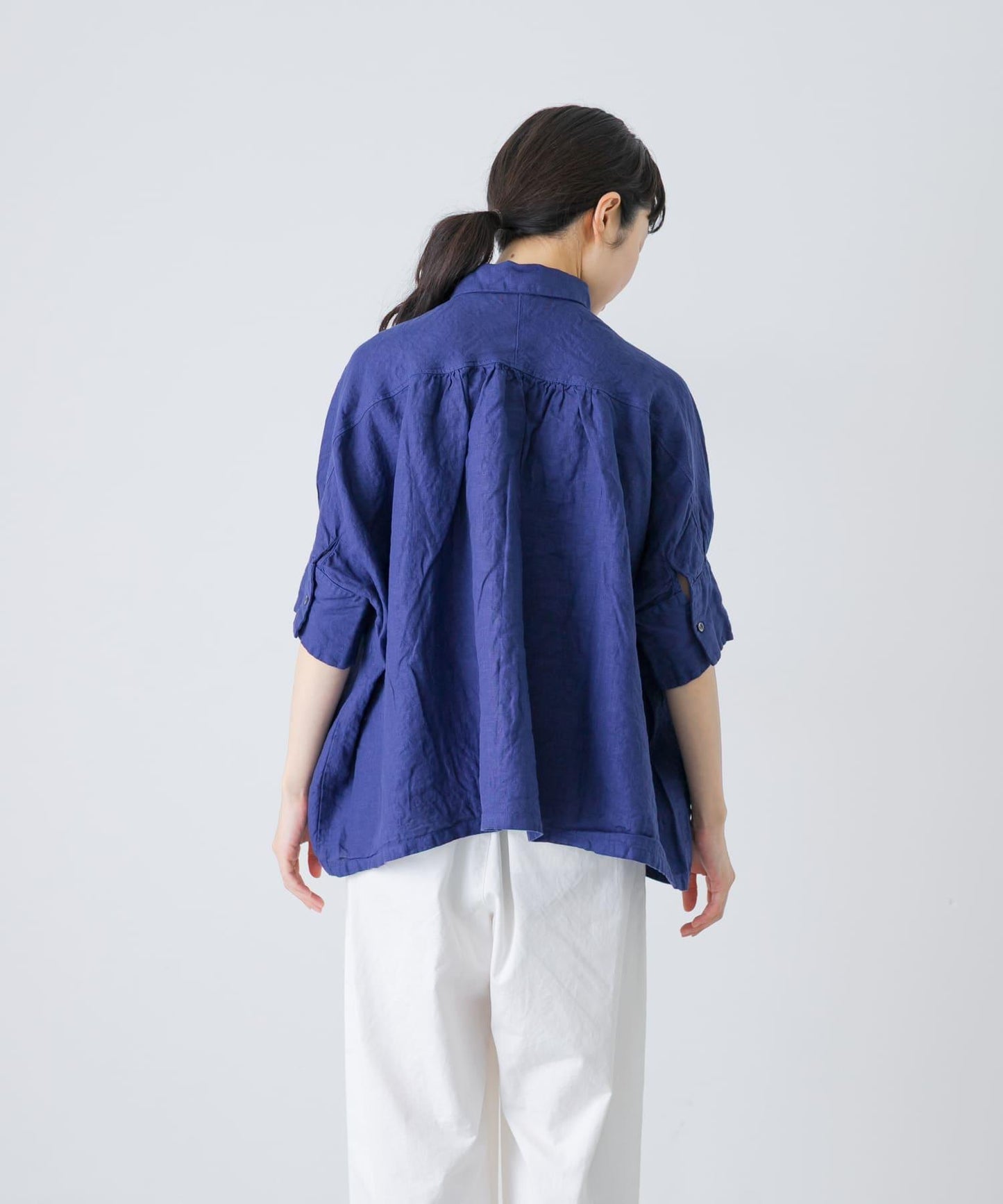 抽褶設計 Honnete H/SLV GATHER SHIRTS 襯衫