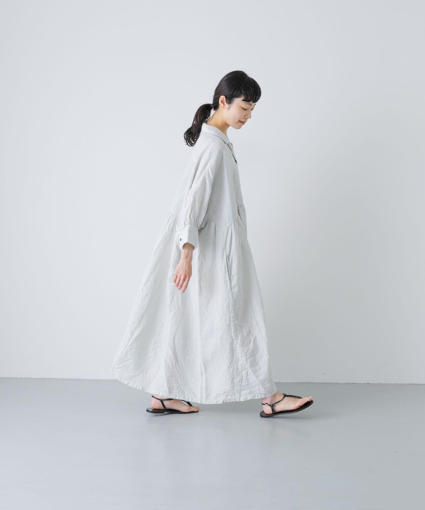 Honnete GATHERED DRESS 抽褶連衣裙