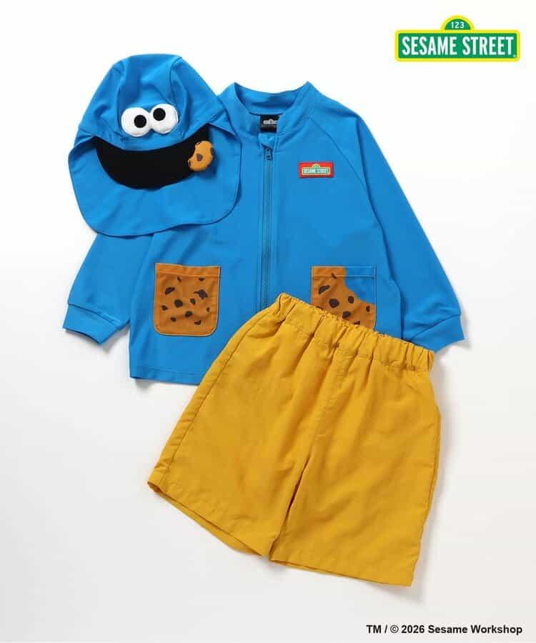 SESAME STREET（芝麻街） 角色造型 防紫外線 泳衣