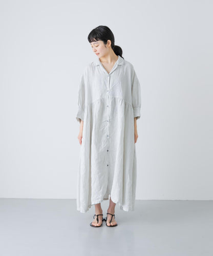Honnete GATHERED DRESS 抽褶連衣裙