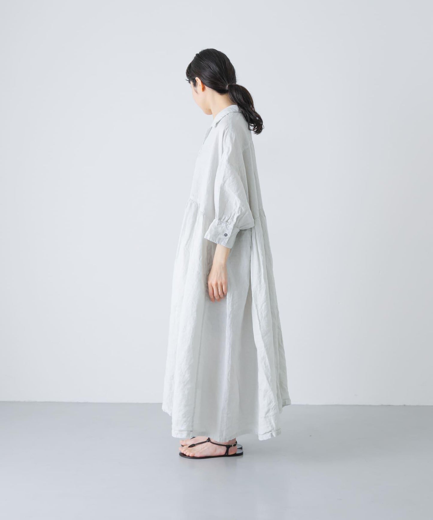 Honnete GATHERED DRESS 抽褶連衣裙