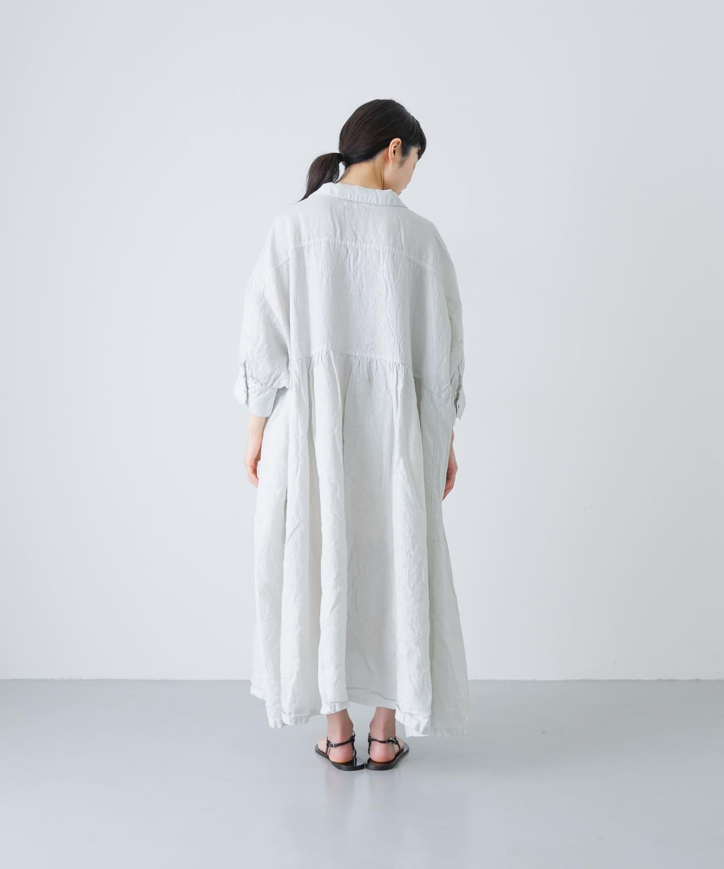 Honnete GATHERED DRESS 抽褶連衣裙