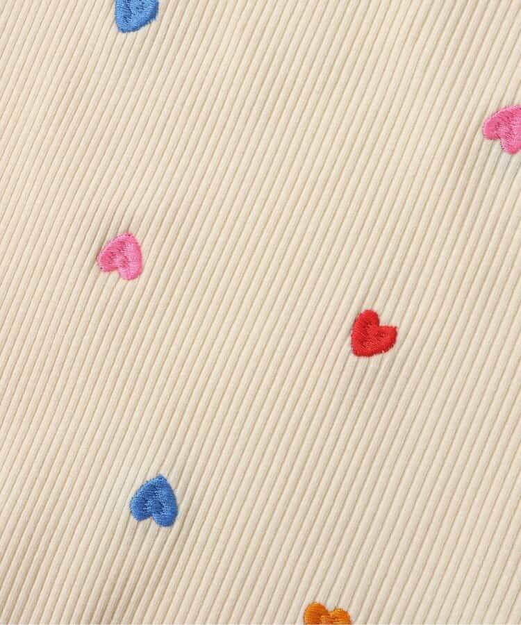 刺繡羅紋背心