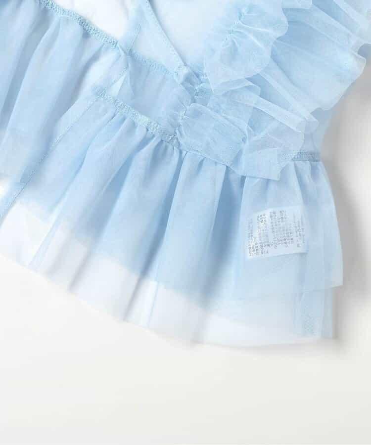 網紗背心疊穿兩件套上衣
