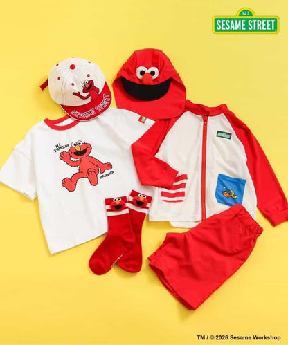 SESAME STREET（芝麻街） 刺繡 防紫外線棒球帽