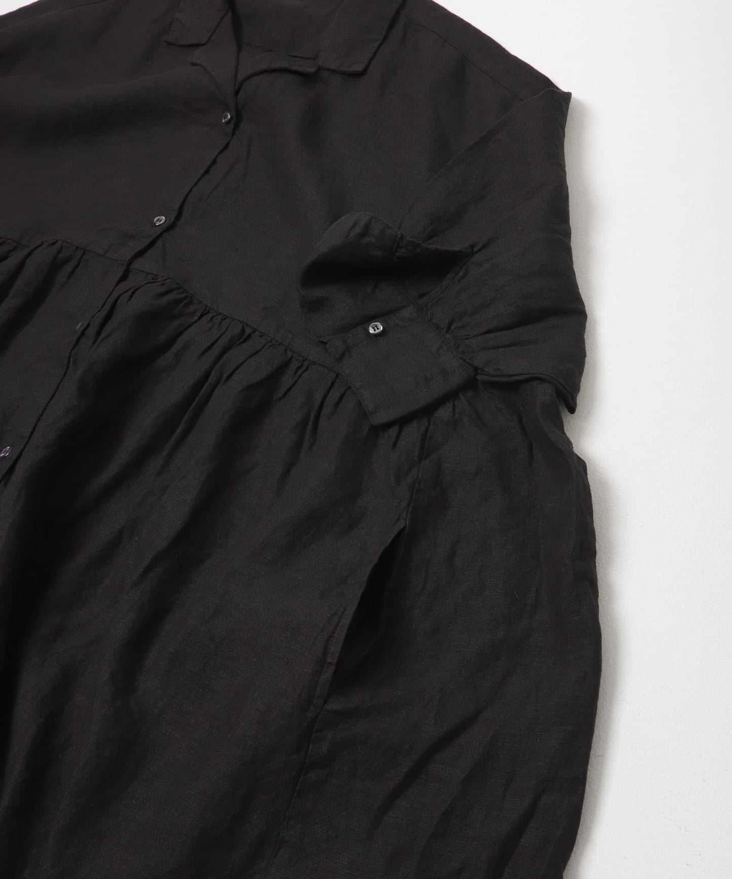 Honnete GATHERED DRESS 抽褶連衣裙