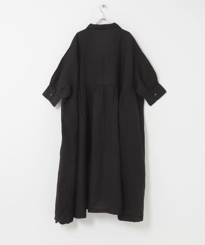 Honnete GATHERED DRESS 抽褶連衣裙