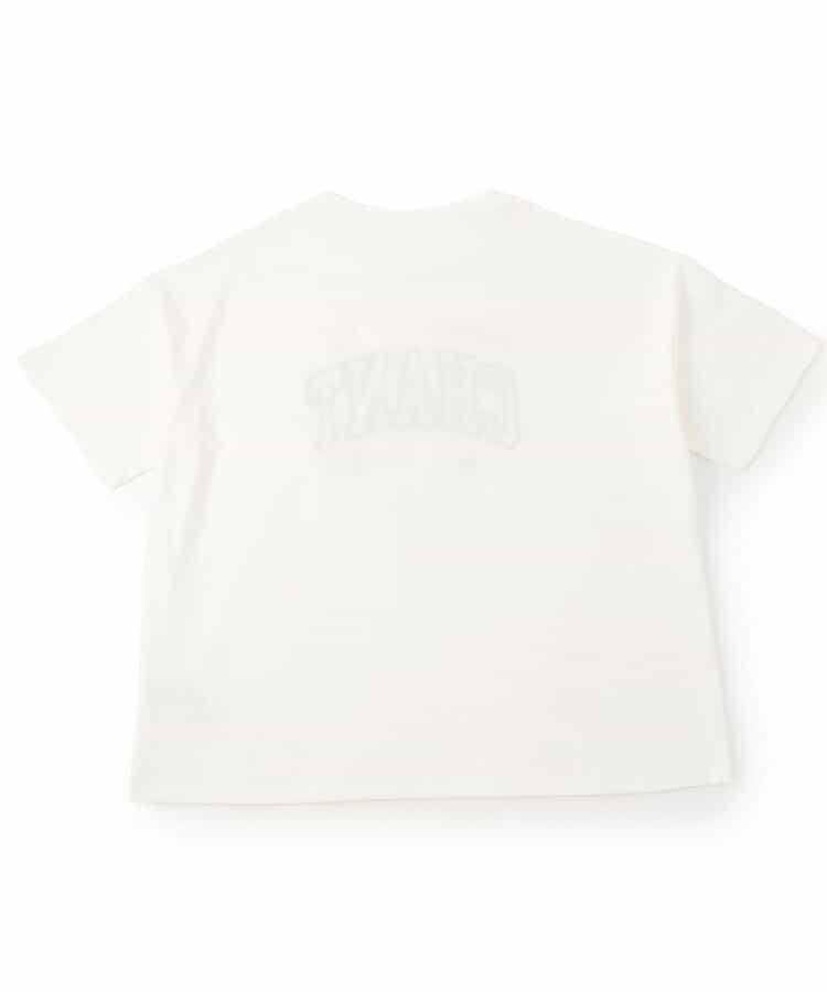 緞面貼布Logo寬鬆T恤
