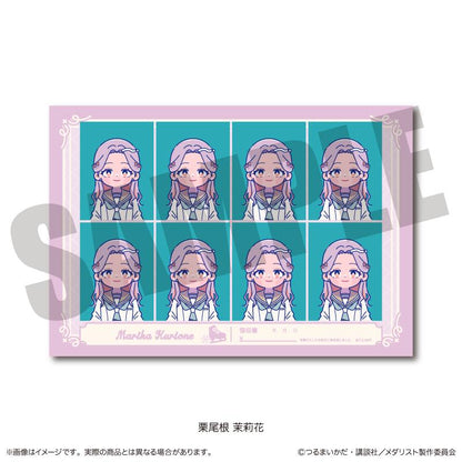 メダリスト（花樣滑冰新秀） 紐特羅系列 栗尾根茉莉花 證件照風貼紙 K款