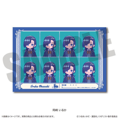 メダリスト 的中文通用名稱為《花樣滑冰少女》。 最終商品名如下： 花樣滑冰少女（メダリスト） 紐特羅系列 J 岡崎いるか 證件照風貼紙