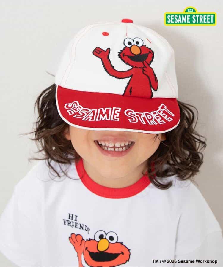 SESAME STREET（芝麻街） 刺繡 防紫外線棒球帽