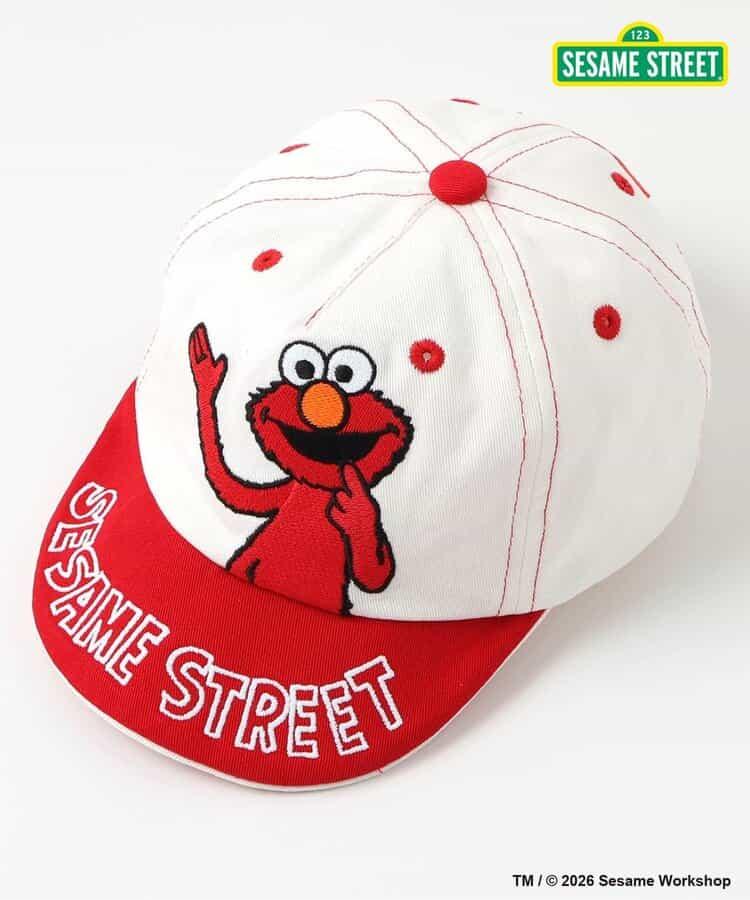 SESAME STREET（芝麻街） 刺繡 防紫外線棒球帽