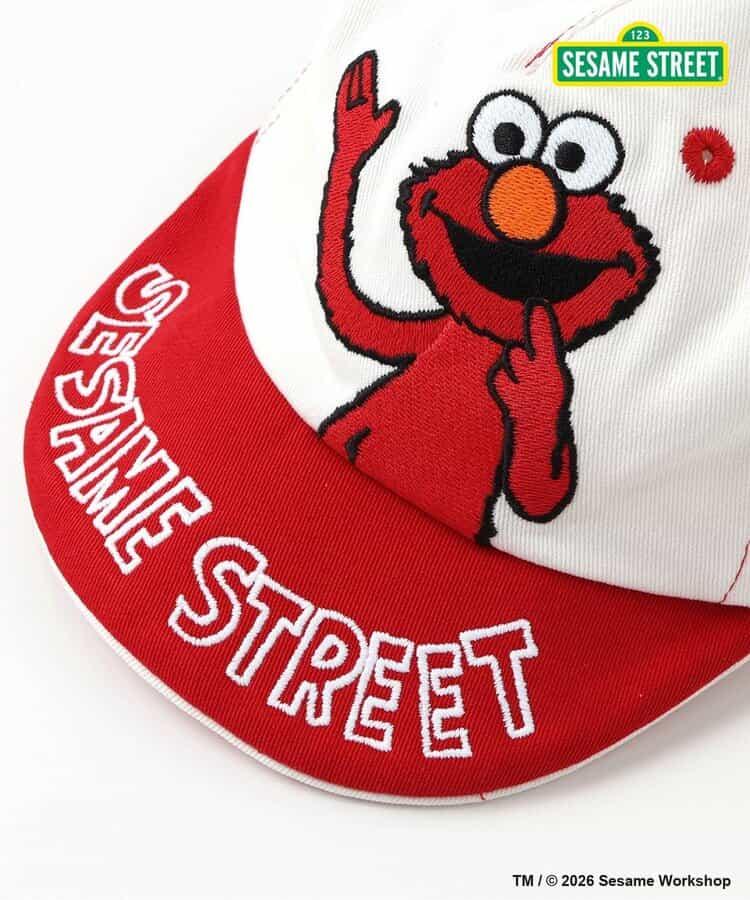 SESAME STREET（芝麻街） 刺繡 防紫外線棒球帽