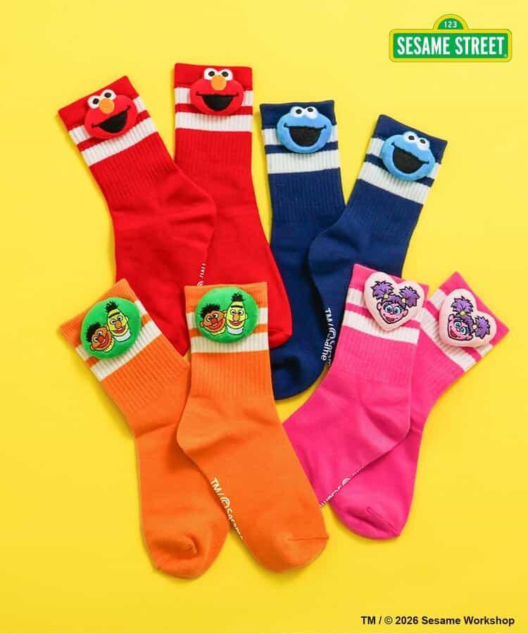 SESAME STREET（芝麻街） 立體襪子