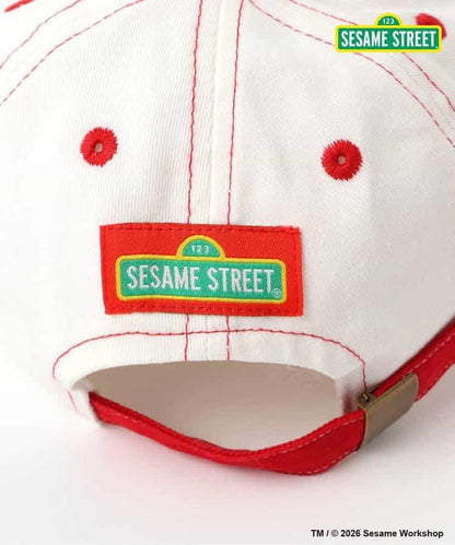 SESAME STREET（芝麻街） 刺繡 防紫外線棒球帽