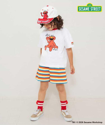 SESAME STREET（芝麻街） 刺繡 防紫外線棒球帽