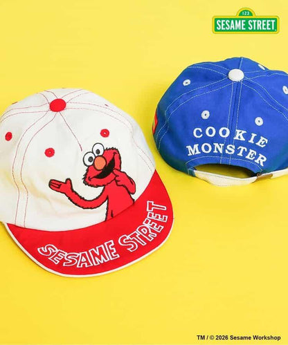 SESAME STREET（芝麻街） 刺繡 防紫外線棒球帽