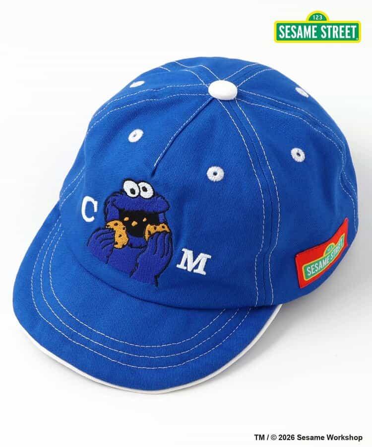 SESAME STREET（芝麻街） 刺繡 防紫外線棒球帽