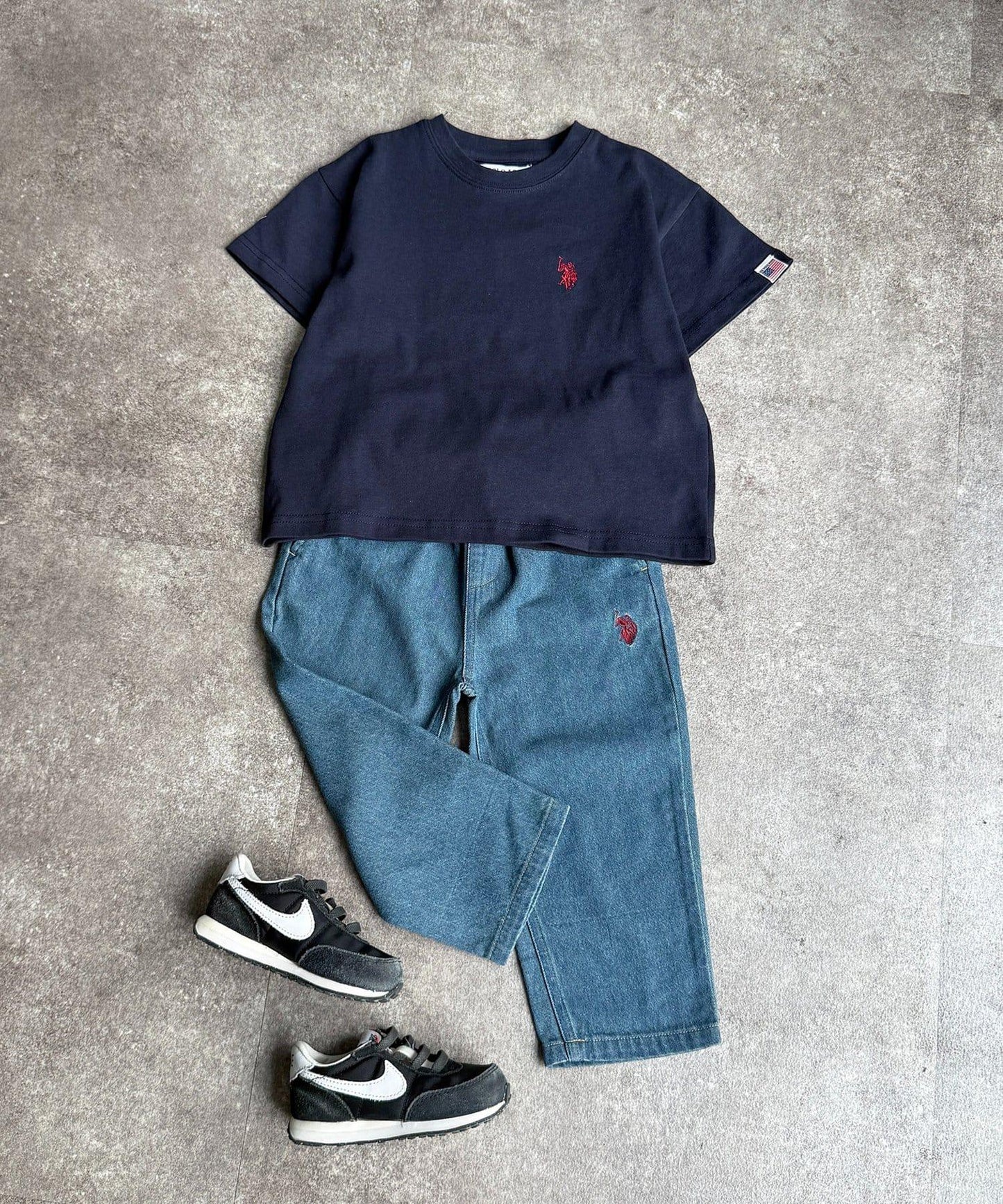 兒童單點刺繡 U.S. POLO ASSN. T恤