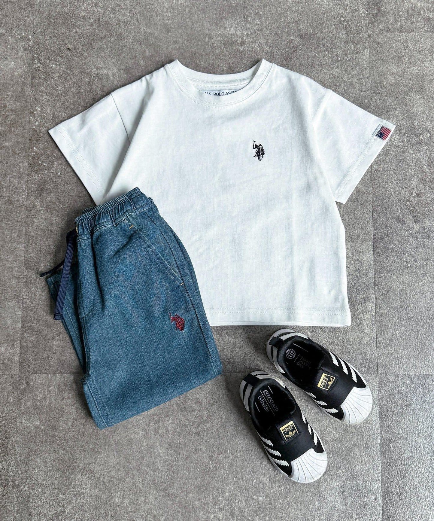 兒童單點刺繡 U.S. POLO ASSN. T恤