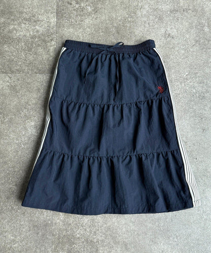 兒童 U.S. POLO ASSN. 條紋層疊半身裙