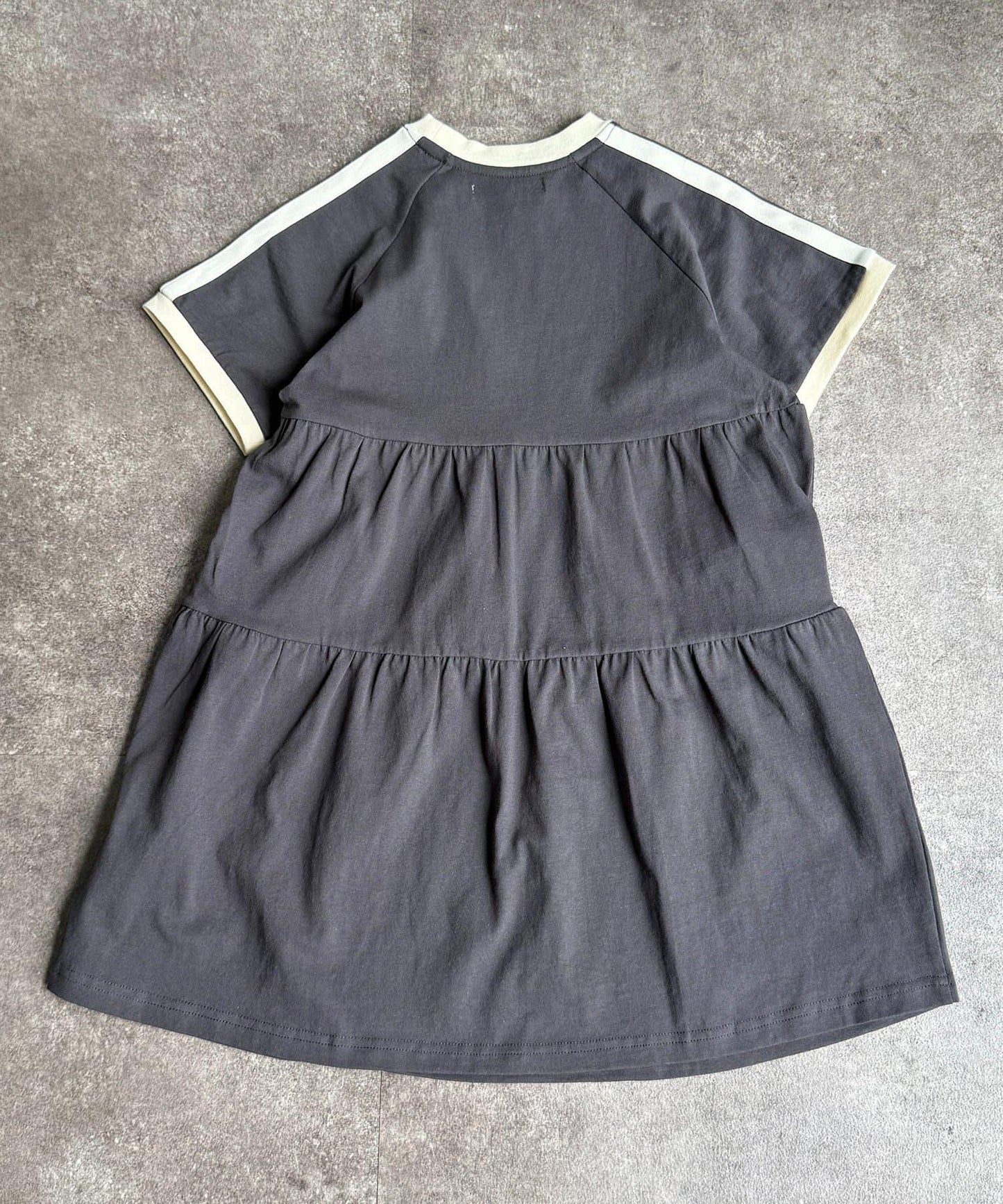 U.S. POLO ASSN. 兒童層疊針織連衣裙